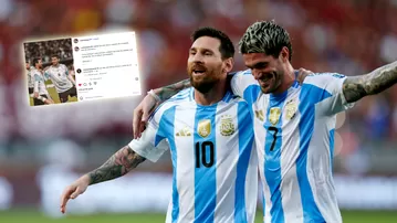 Rodrigo De Paul le dedicó un emotivo mensaje a Lionel Messi por su retiro de Argentina