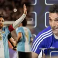 Lionel Scaloni se rindió ante Lionel Messi tras su retiro de la selección argentina Lionel Scaloni se rindió ante Lionel Messi tras su retiro de la selección argentina