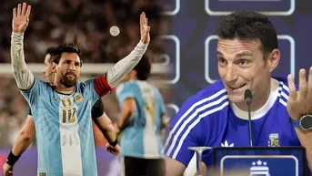 Lionel Scaloni se rindió ante Lionel Messi tras su retiro de la selección argentina