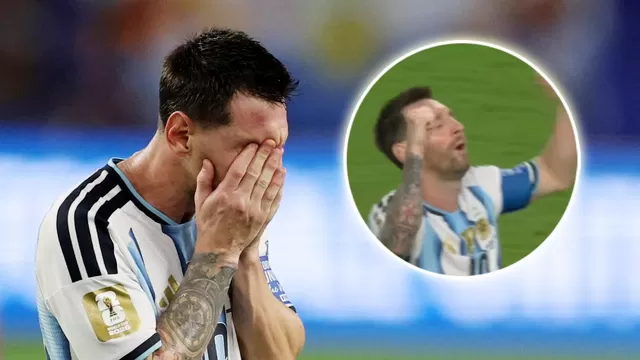 Se pudo observar el desahogo que tuvo Lionel Messi en el triunfo de Argentina vs Cabo Verde / Foto: Reuters - ESPN