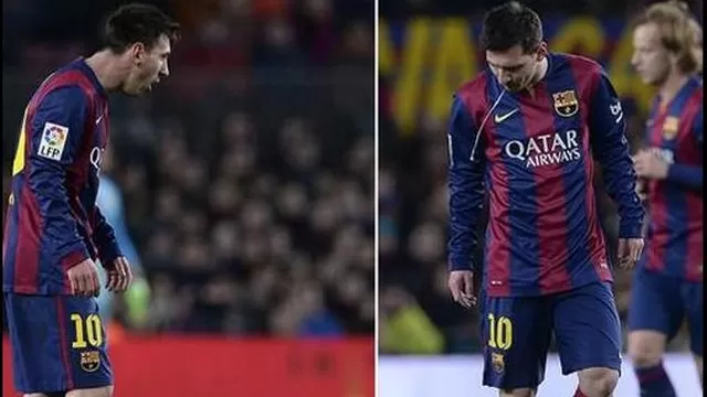 Lionel Messi volvió a las arcadas en el duelo ante Atlético de Madrid