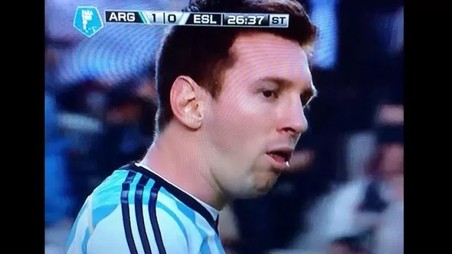 Lionel Messi vomitó en el amistoso ante Eslovenia