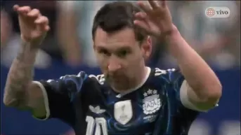 Un mazazo para Lionel Messi: la cara del '10' al gol de Gordon en Inglaterra vs. Argentina