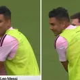 El CURIOSO momento entre Lionel Messi y Casemiro previo a partido del Inter Miami