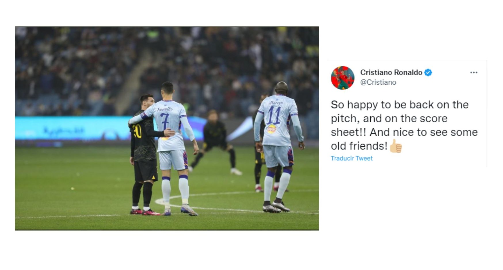 Tweet de Cristiano Ronaldo