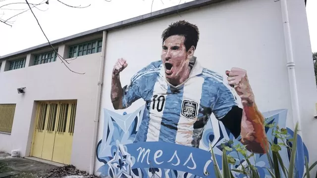 Así luce el colegio de Messi. (AFP)