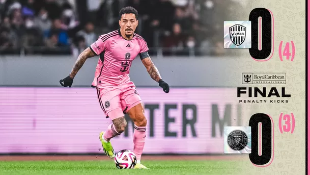 Inter Miami perdió ante Vissel Kobe. | Fuente: @InterMiamiCF