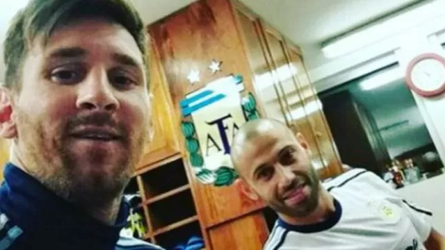 Lionel Messi y Javier Mascherano se sumaron a la selección argentina