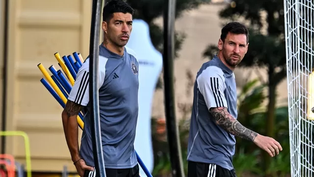 Messi y Luis Suárez entrenaron juntos por primera vez en Inter Miami
