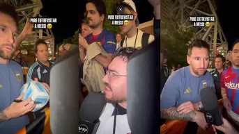 Lionel Messi y el noble gesto con periodista en silla de ruedas