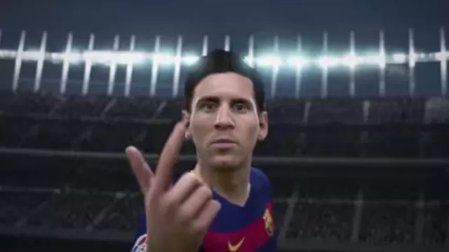 Lionel Messi y las nuevas celebraciones que ahora ofrece el FIFA 16