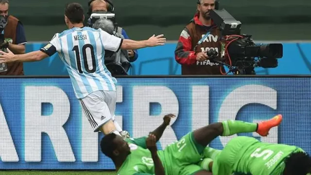 Messi y su magia ante Paraguay. -foto-3