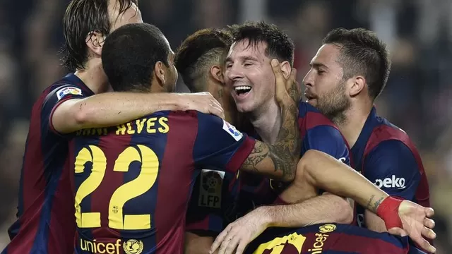 Messi y su felicidad al convertirse en goleador histórico de la Liga-foto-7