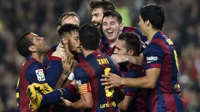 Messi y su felicidad al convertirse en goleador histórico de la Liga-foto-8