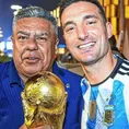 Lionel Scaloni continuará como DT de Argentina, aseguró el presidente de AFA