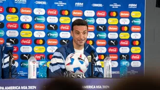 Scaloni dio conferencia de prensa previo a la final / Foto: Selección Argentina