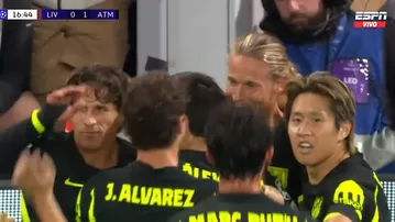 ENORME asistencia de Julián Álvarez y GOLAZO de Llorente: Liverpool 0-1 Atlético de Madrid