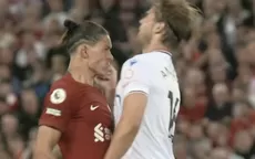 Liverpool: Expulsan a Darwin Núñez por un cabezazo a rival en el 1-1 ante Crystal Palace - Noticias de dejan kulusevski
