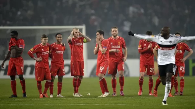 Liverpool eliminado de la Europa League: cayó en penales ante Besiktas