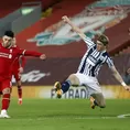 Liverpool empató 1-1 en casa ante West Bromwich, el penúltimo de la Premier League