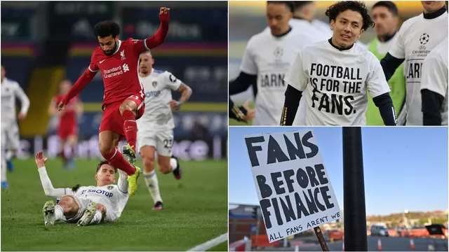Liverpool empató 1-1 con Leeds en medio de protestas contra la Superliga