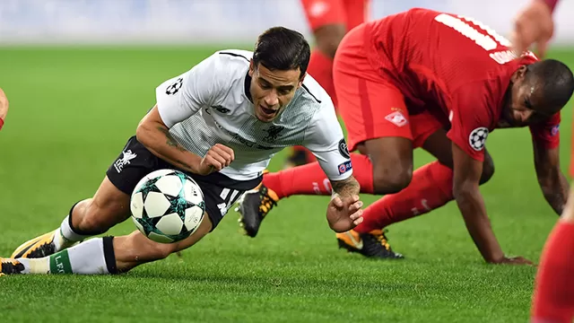 Liverpool empató 1-1 con el Spartak y se complicó la vida en Champions League