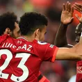 Liverpool goleó 4-0 al Manchester United y alcanzó la cima de la Premier League