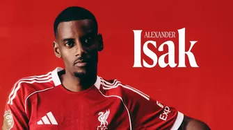 Alexander Isak cumplirá su deseo de jugar en el gigante de Inglaterra, que pagó 150 millones de euros. | LFC