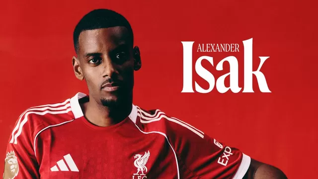 Alexander Isak cumplirá su deseo de jugar en el gigante de Inglaterra, que pagó 150 millones de euros. | LFC