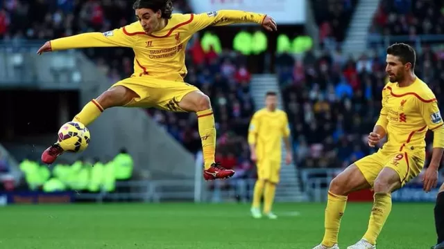 Liverpool: patada karateca casi termina en golazo del serbio Markovic