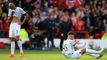 Taiwo Awoniyi le dio el triunfo al Nottingham Forest. | Foto: AFP/Video: Bein Sports