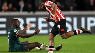 Mbeumo selló el triunfo del Brentford. | Foto: AFP/Video: Espn