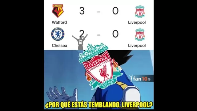 Liverpool no se salvó de los memes.
