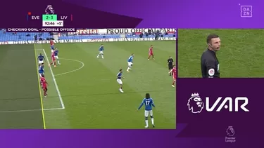 Liverpool y Everton empataron 2-2 por la Premier Legue. | Foto: Captura de video