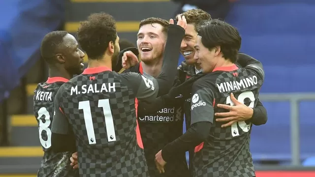 Liverpool se dio un festín: Goleó 7-0 al Crystal Palace por la Premier League