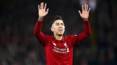 Roberto Firmino, delantero del Liverpool. | Foto: AFP