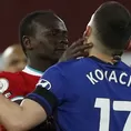 Liverpool vs. Chelsea: Kovacic le pegó pelotazo en la cara y Mané se descontroló