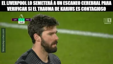 Alisson no se salvó de los memes.