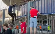 Liverpool vs. Real Madrid: Hinchas saltan rejas para acceder al Stade de France - Noticias de municipalidad de lima