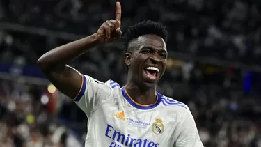 Vinicius anotó tras asistencia de Fede Valverde. | Foto: AFP/Video: Bein Sports