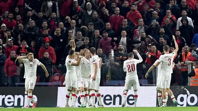 Albania vs. Polonia. Foto: AFP