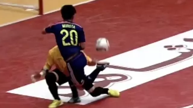 A lo Neymar pero con gol: espectacular 'lambreta' en torneo de futsal