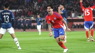 Dávila marcó doblete para Chile previo a la Copa América 2024 / Foto: TNT Sports Chile / Video:  @trecepy