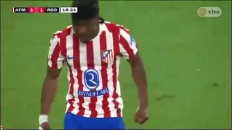Atlético Madrid 1-1 Real Sociedad: GOL de Lookman para el empate en Final Copa del Rey. | América