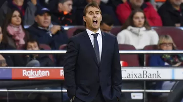 Lopetegui fue destituido de su cargo y reemplazado por Solari. | Foto: AFP