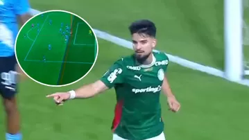 López anotó 2-1 de Palmeiras vs Sporting Cristal pero fue anulado