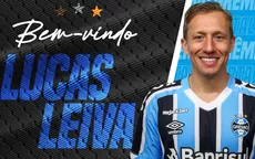 Lucas Leiva vuelve a Gremio, club donde se formó, tras 15 años en Europa - Noticias de lucas-gonzalez