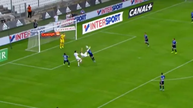 Lucas Ocampo y una joya de gol: anotó con genial chalaca en Francia