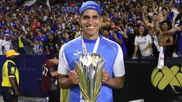 Luis Abram ganó su primer título con el Cruz Azul de México