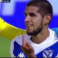 Luis Abram perdió un diente en el duelo de Vélez Sarsfield  por la Sudamericana